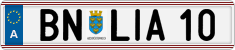 License plate of Austria, Vanity Plates
