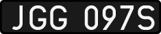 License plates of Poland, 1976 year system