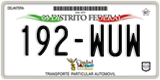Mexico City (DF), Cars (000-AAA)