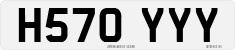 License plate of the United Kingdom, 1983 year system