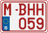 License plate of Belgium, Regular plates (2010)