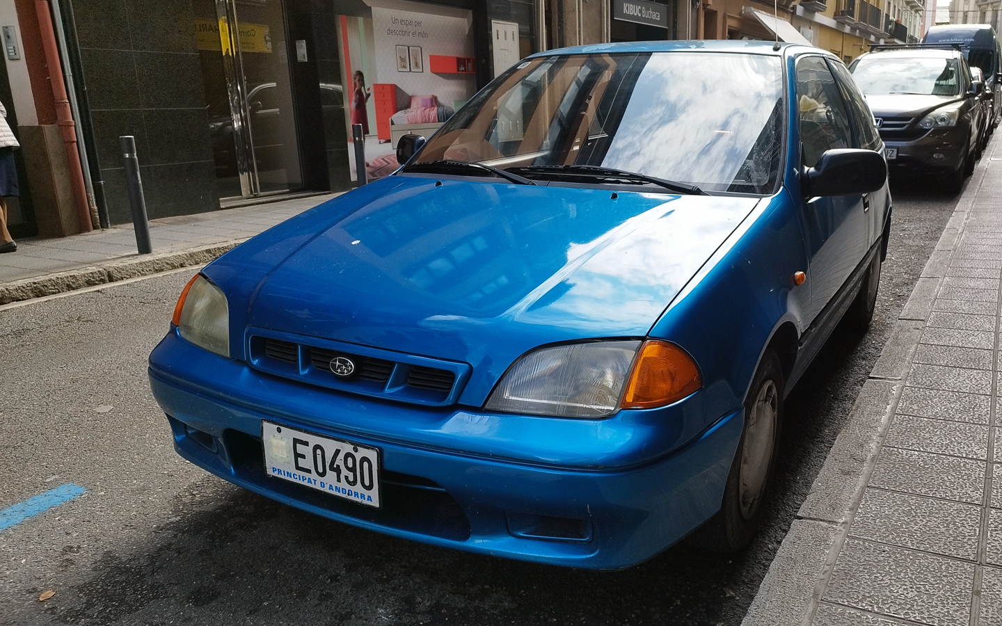 E 0490, Subaru Justy 2nd gen 3-door Hatch (JMA/MS; EU-market), 1995–2003