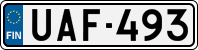 License plate of Finland, Cars