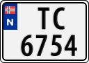 License plate of Norway, Trailers, motorcycles, special vehicles