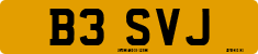 License plate of the United Kingdom, 1983 year system