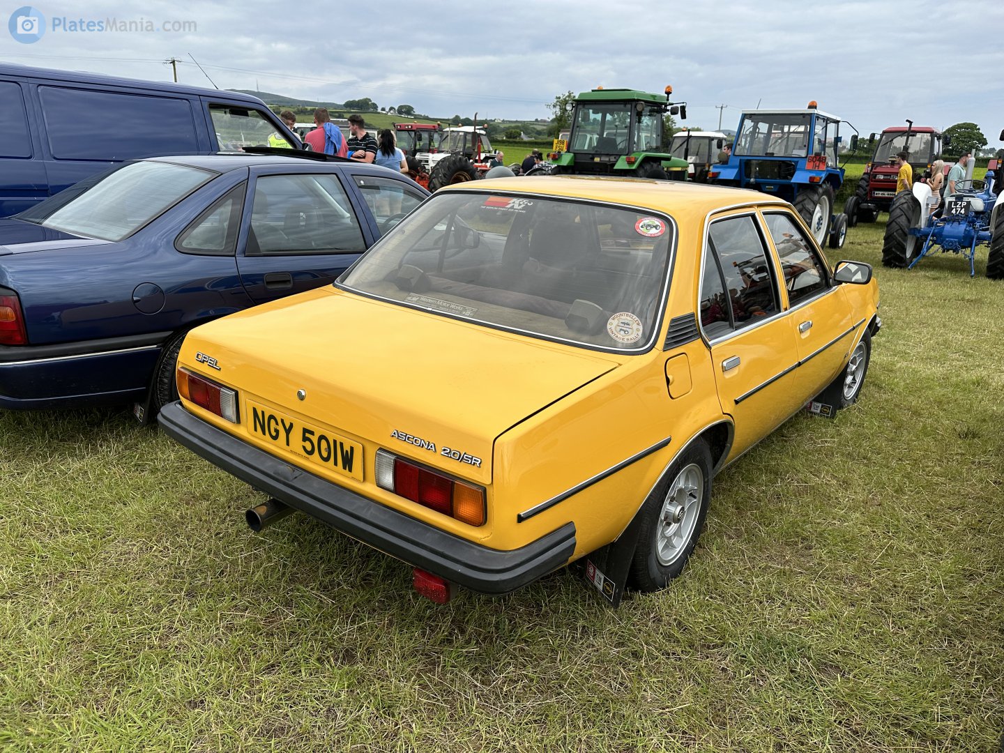 NGY501W, Opel Ascona 2nd gen 4-door Sedan (B), 1975–1981