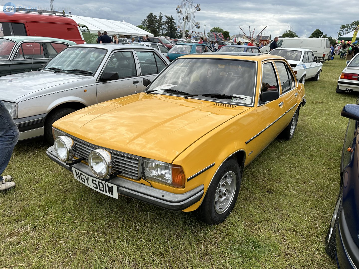 NGY501W, Opel Ascona 2nd gen 4-door Sedan (B), 1975–1981
