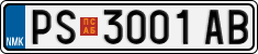 License plate of North Macedonia, Regular plates (2012)