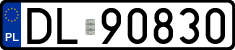 License plates of Poland, Regular car plates