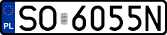 License plates of Poland, Regular car plates