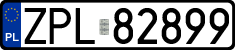 License plates of Poland, Regular car plates