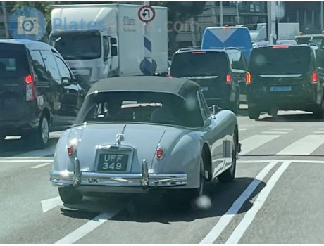 UFF 349, Jaguar XK150