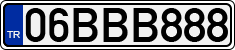 License plate of Turkey, Regular plates