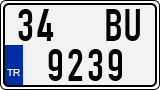 License plate of Turkey, Regular plates