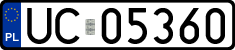 License plates of Poland, Military