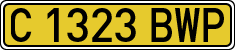 License plates of Spain, Specialty plates