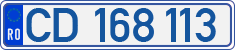 License plate of Romania, Diplomatic