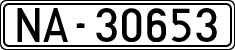 License plates of Spain, 1900 year series