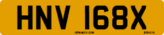 License plate of the United Kingdom, 1963 year system