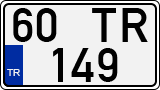 License plate of Turkey, Regular plates
