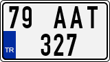 License plate of Turkey, Regular plates