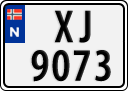 License plate of Norway, Trailers, motorcycles, special vehicles