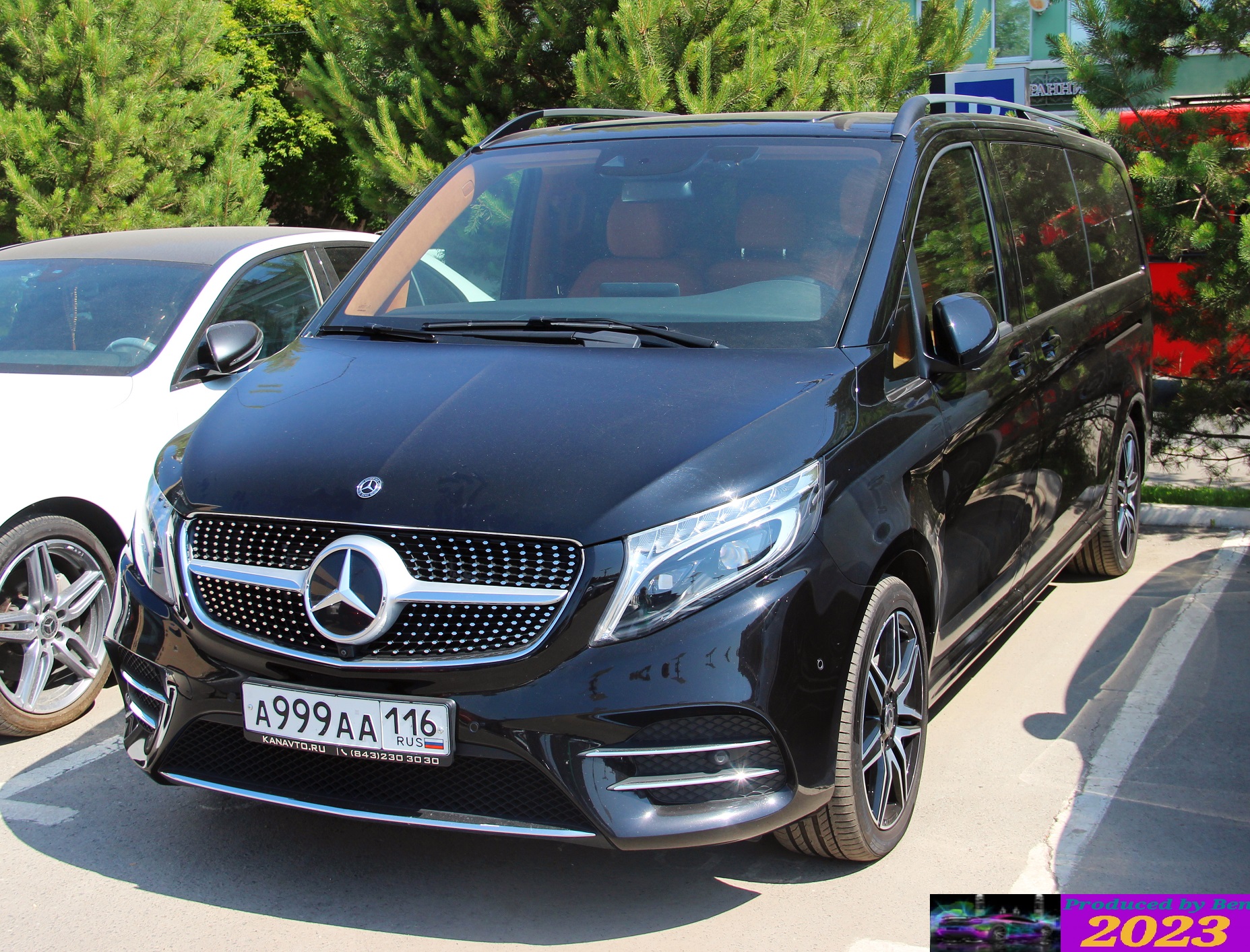 а 999 аа 116, Mercedes-Benz V-Klasse 3rd gen (W447), 2014–2023