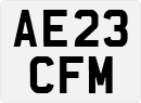 License plate of the United Kingdom, 2001 year system
