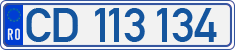 License plate of Romania, Diplomatic