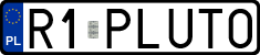License plates of Poland, Vanity Plates