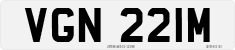 License plate of the United Kingdom, 1963 year system