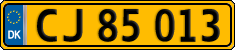 License plate of Denmark, Commercial vehicles