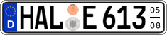 German license plate, Seasonal plates