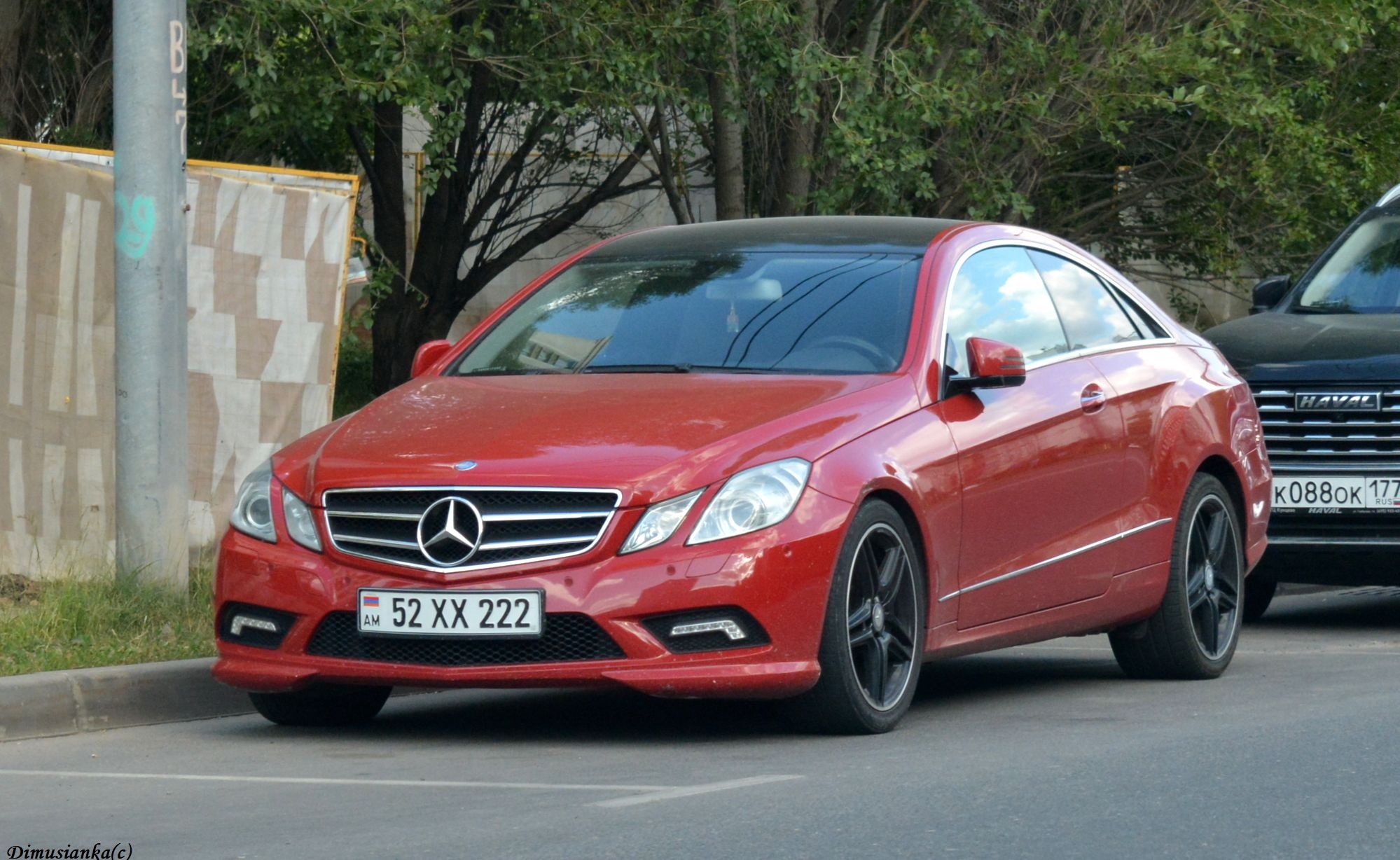 52 XX 222, Mercedes-Benz E-Klasse 4th gen Coupé (C207), 2009–2012