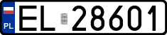 License plates of Poland, Regular car plates