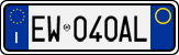 License plate of Italy, Cars (1994 year series)