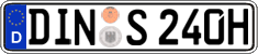 German license plate, Plates for oldtimers (type 