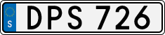 License plate of Sweden, Regular plates