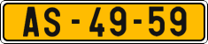 License plate of the Czech Republic, Commercial vehicles (1960)