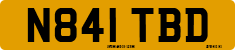 License plate of the United Kingdom, 1983 year system