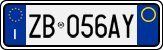 License plate of Italy, Cars (1994 year series)