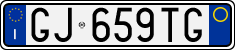 License plate of Italy, Cars (1994 year series)