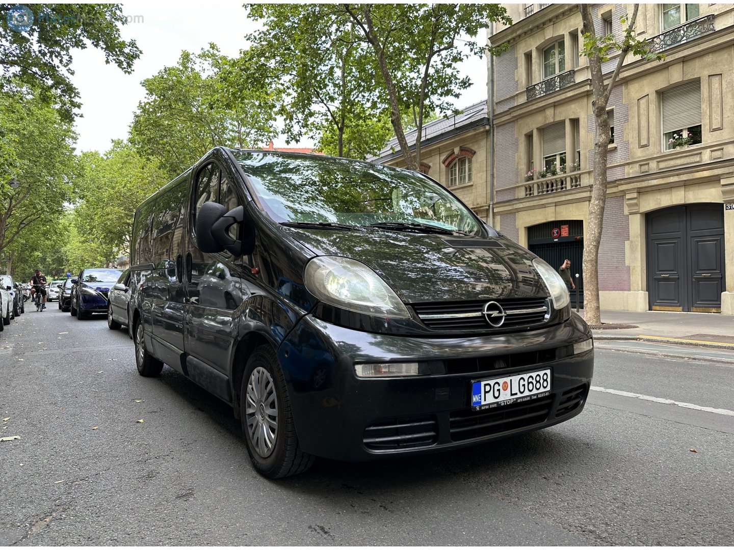 PG LG688, Opel Vivaro 1st gen Van (A; X83), 2001–2014