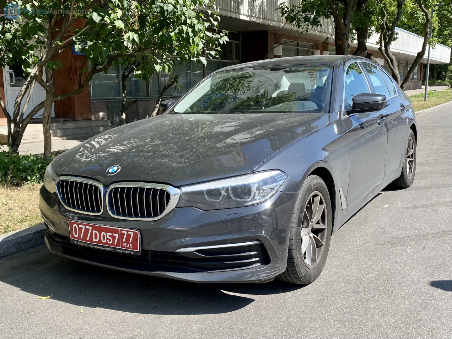 077 D 057 77, BMW 5 Series 7th gen Sedan (G30/G38), 2017–2020