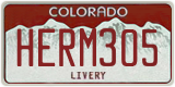 Colorado, Vanity Plates
