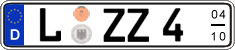 German license plate, Seasonal plates