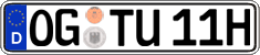 German license plate, Plates for oldtimers (type 
