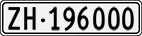 License plate of Switzerland, Cars