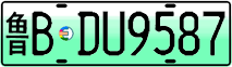 License plate of China, Electric vehicles
