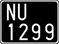 License plate of Italy, Cars (1927 year series)